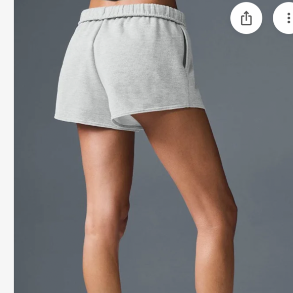 Alo Yoga Alo Accolade Shorts in Gray - Picture 2 of 6